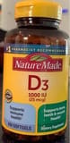 Nature Made D3 Vitamin