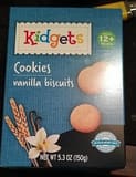 Kidgets Cookies vanilla biscuits