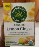 Traditional Medicinals Lemon Ginger