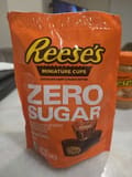 Reese's zero sugar Miniature Cups Chocolate Candy & Peanut Butter
