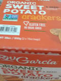 RW Garcia Organic Sweet Potato Crackers Flaxseed, Sesame & Chia