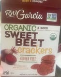 RW Garcia Organic 3 Seed Sweet Beet Crackers
