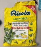 Ricola Lemon mint herb in thriat drops