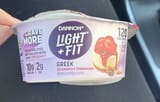 Dannon Light + Fit Strawberry cheesecake