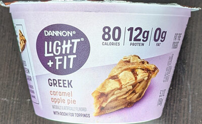 Dannon Greek Caramel Apple Pie Fat Free Yogurt