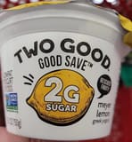 Danone Two Good Meyer Lemon Yogurt-Cultured Ultra-Filtered Milk