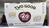Danone Two Good Black Cherry Yogurt-Cultured Ultra-Filtered Milk