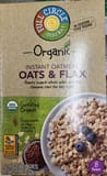 Full Circle Market Organic Oats & Flax Instant Oatmeal