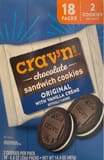 Crav'n Flavor Chocolate sandwich cookies