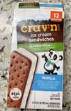 Crav’n Ice cream sandwiches