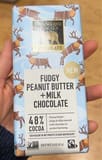 Endangered Species Chocolate Fudgy Peanut Butter 48% Milk Chocolate