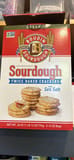 Boudin Sourdough Twice Baked Crackers with Sea Salt