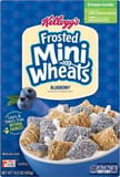 Kellogg's Frosted mini wheats blueberry whole grain cereal