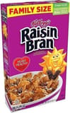 Kellogg's Raisin bran delicious raisins perfectly balanced with crisp