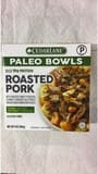 Cedarlane Roasted pork with roasted sweet potatoes, turnips, parsnips, butternut squash and chimichurri sauce paleo bowls, roasted pork
