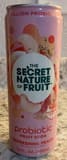 The Secret Nature of Fruit Refreshing peach probiotic soda