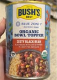 Bush's Best Organic bowl topper
