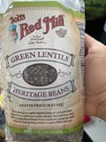 Bob's Red Mill Green Lentils Heritage Beans