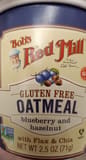 Bob's Red Mill Blueberry and hazelnut oatmeal imp