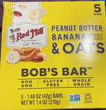 Bob's Red Mill Peanut Butter Banana Naturally Flavored & Oats Bob's Bar