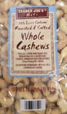 Trader Joe's 50% Less Salt Roasted & Salted Whole Cashews