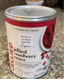Shoprite Organic jellied cranberry sauce