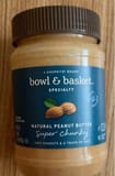 Bowl & Basket Natural peanut butter super chunky