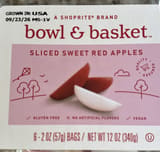Bowl & Basket Sliced Sweet Red Apples
