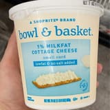Shoprite Bowl & Basket 1% Milkfat Cottage Cheese small curd