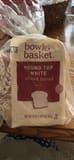 Bowl & Basket ROUND TOP WHITE sliced bread