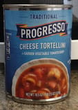 Progresso Cheese Tortellini in Garden Vegetable Tomato Soup