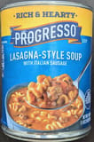 Progresso Lasagna-Style Soup with Italian Sausage