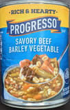 Progresso Savory Beef Barley Vegetable