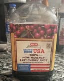 Montmorency tart cherry juice