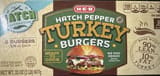 H-E-B Hatch Pepper Turkey Burgers