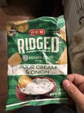 H-E-B RIDGED Potato Chips Sour Cream & Onion