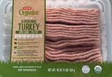 H-E-B Ground turkey organic 93% lean 7% fat