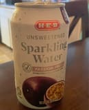 H-E-B Unsweetened Sparkling Water Passion Fruit
