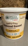 Higher Harvest by H-E-B Dairy-Free Almond Based Yogurt Vanilla Naturally Flavored