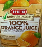 H-E-B Fruit Juice