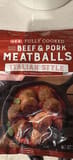 H-E-B Beef & Pork Meatballs Italian Style