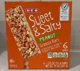 H-E-B Sweet & salty peanut granola bars