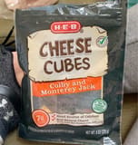 H-E-B Cheese Cubes Colby and Monterey Jack