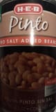 H-E-B Pinto Beans No Salt Added Beans