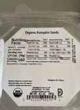 H-E-B Organics Pumpkin seeds
