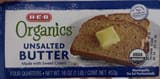 H-E-B Organics Unsalted Butter