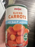 Meijer Sliced Carrots