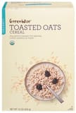 Greenwise Organic toasted oats cereal