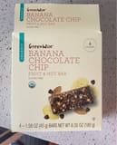 Greenwise Chocolate banana chip fruit and nut bar