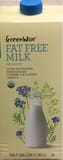 Greenwise Fat free milk